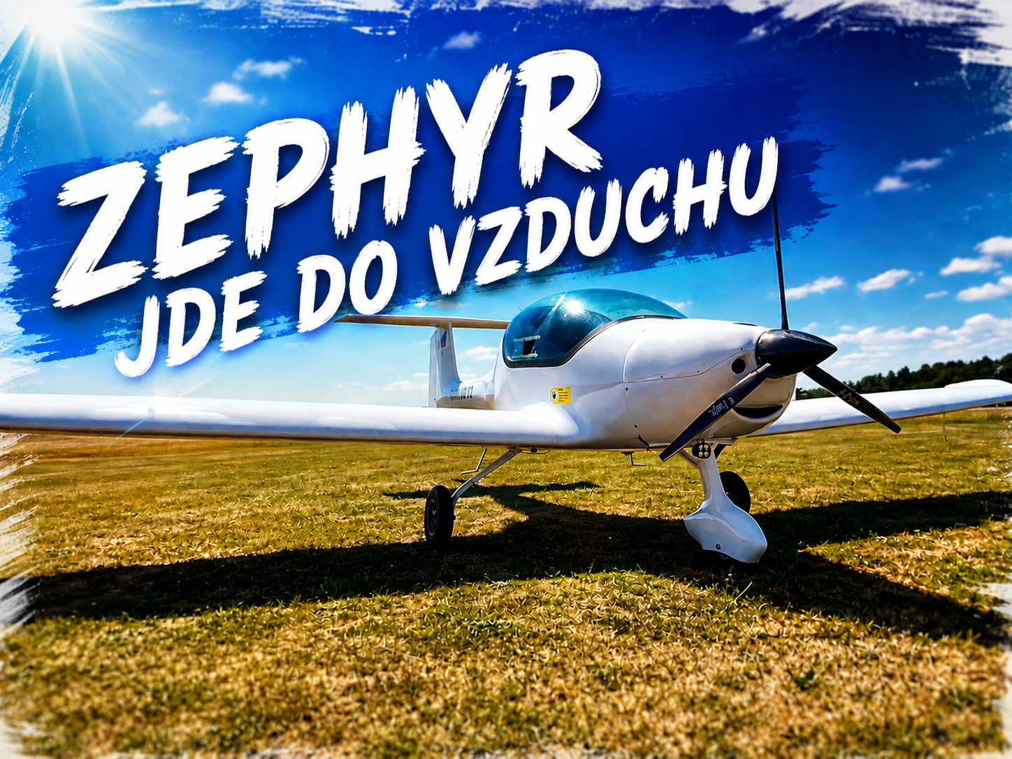 Atec Zephyr na letišti – Zephyr jde do vzduchu